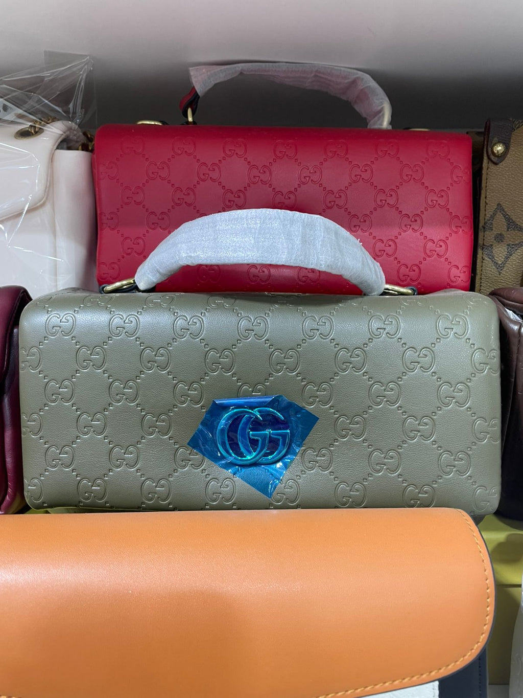 Premium Red Embossed Luxury Handbag for Women in Pakistan | Bagzar