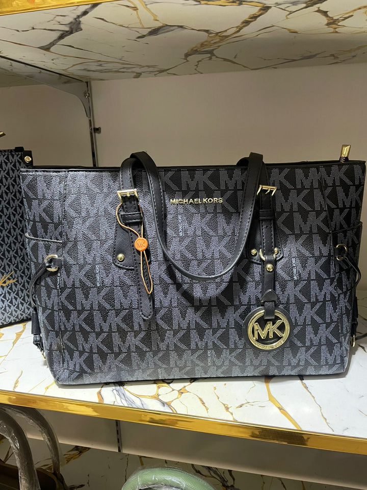 Premium Black Monogram Large Tote Bag | Best Price in Pakistan