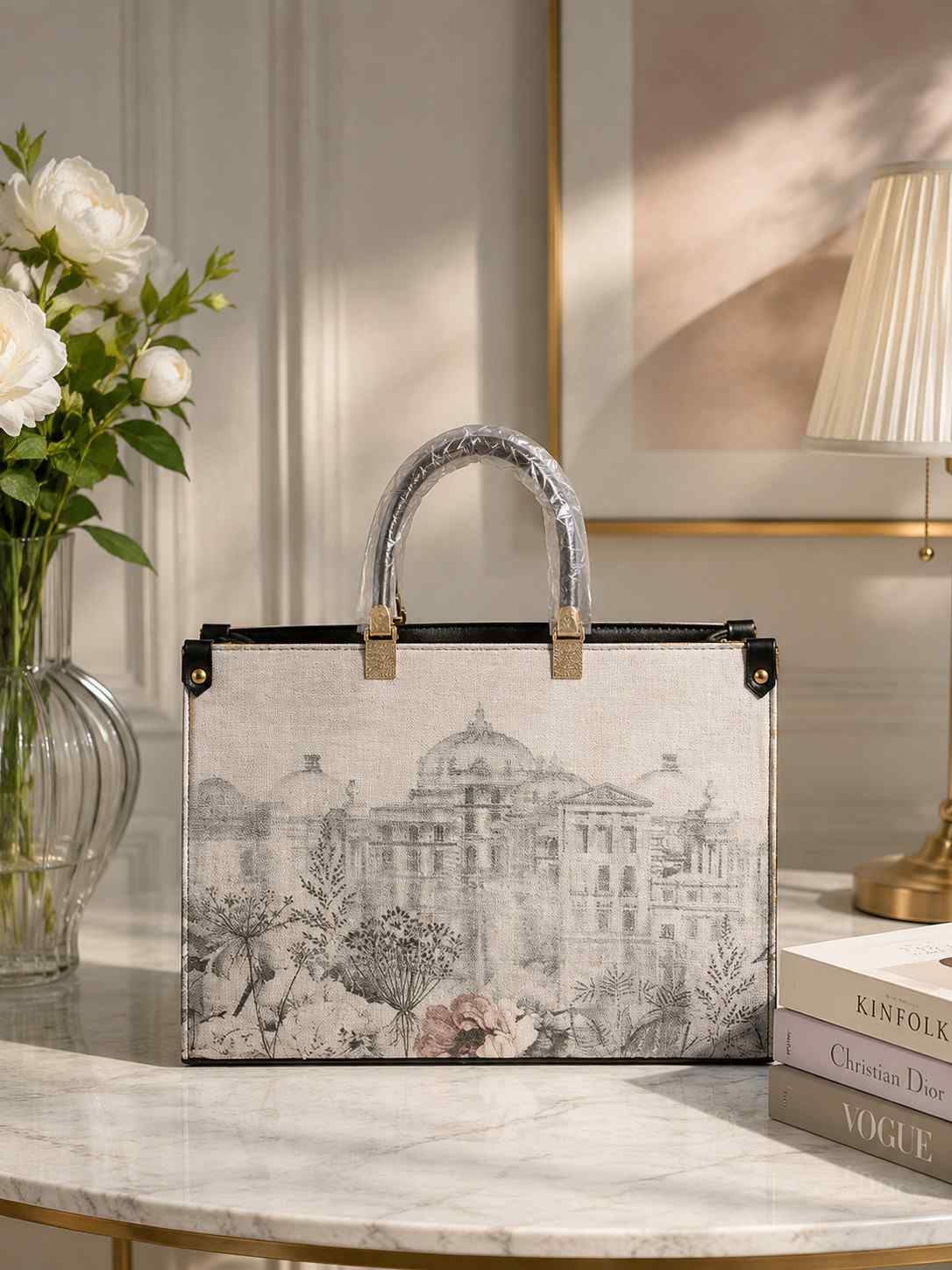 Classic Heritage Print Tote Bag for Women in Pakistan | Bagzar
