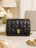 Luxury Black Quilted Serpent Shoulder Bag for Women in Pakistan | Bagzar